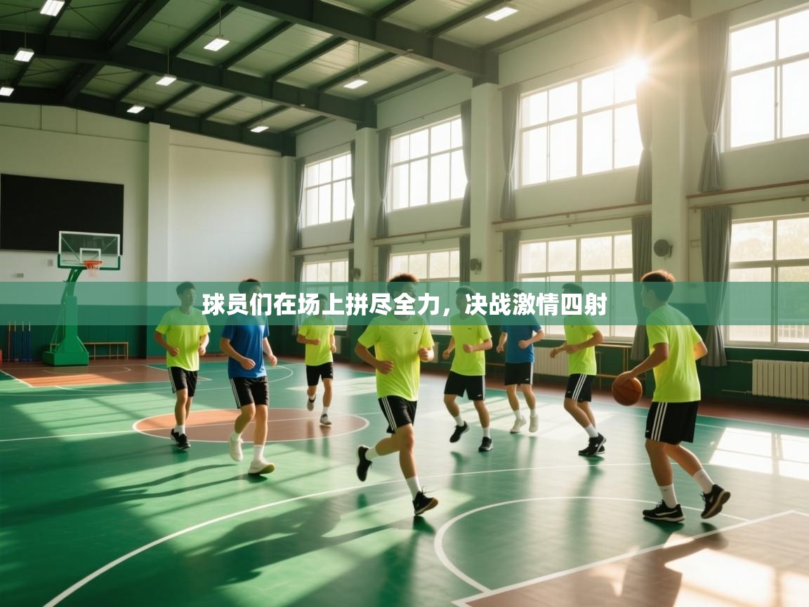球员们在场上拼尽全力，决战激情四射